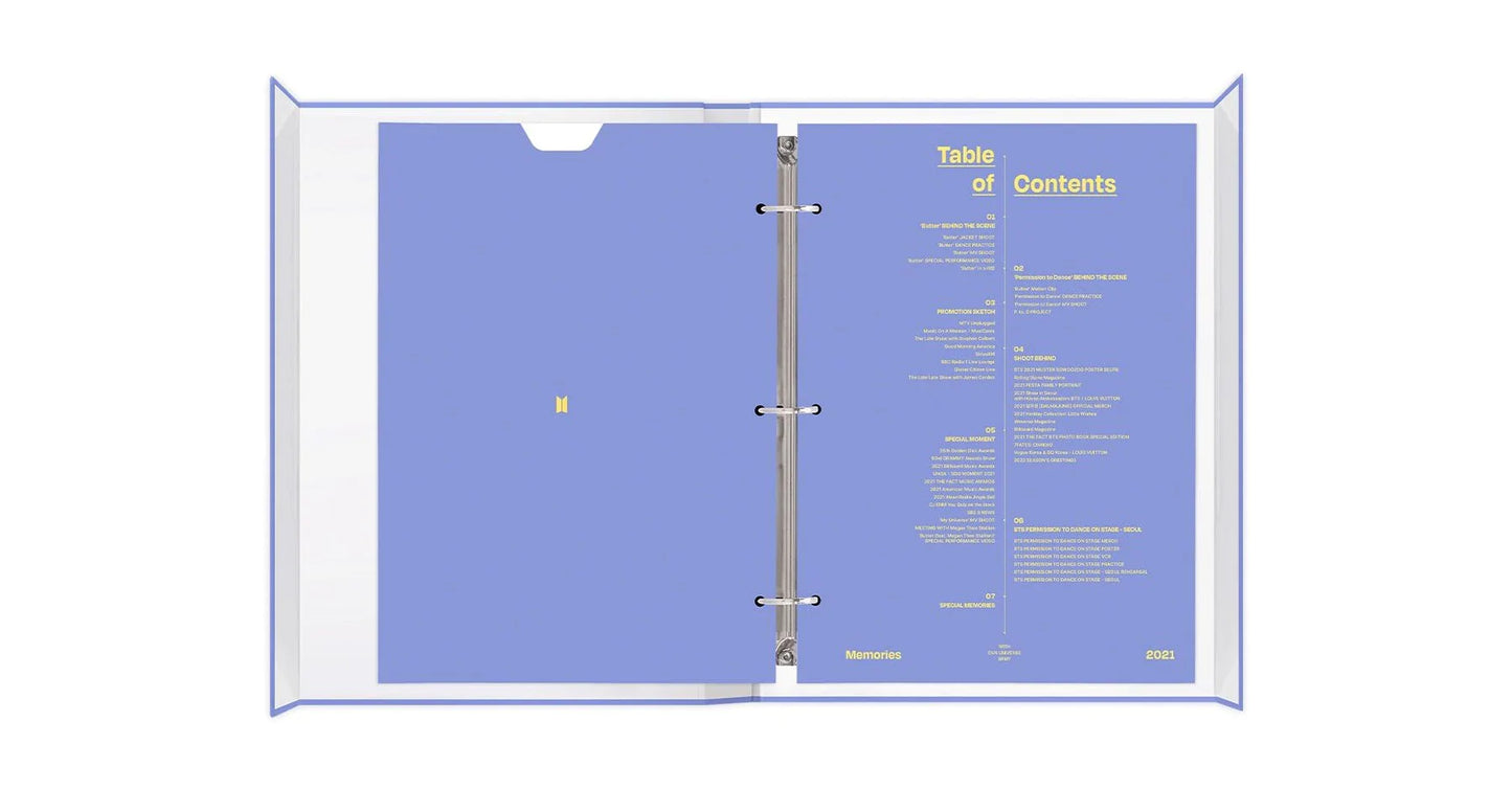 BTS - Memories of 2021 (DVD) + Weverse Gift