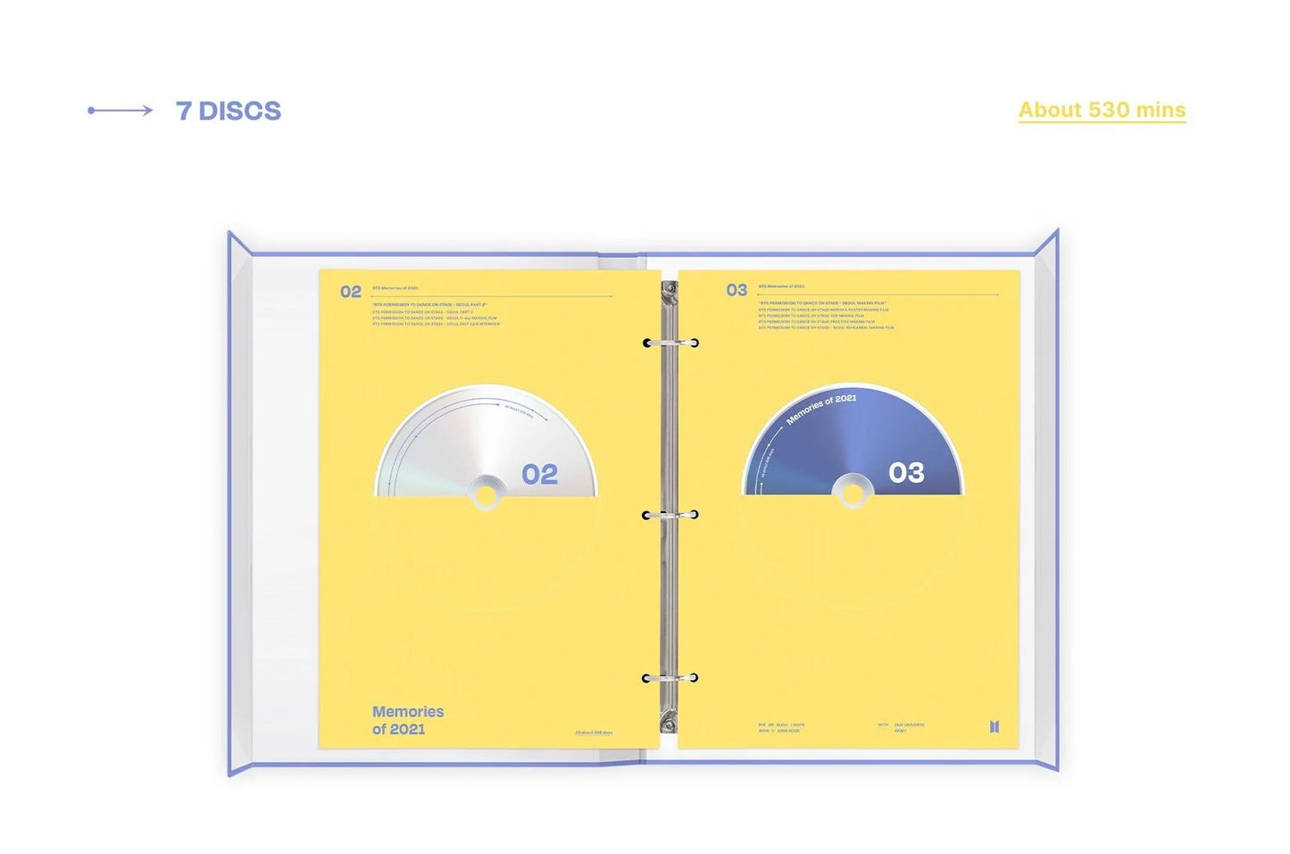 BTS - Memories of 2021 (DVD) + Weverse Gift