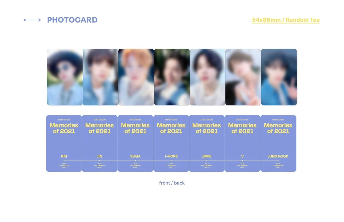 BTS - Memories of 2021 (DVD) + Weverse Gift