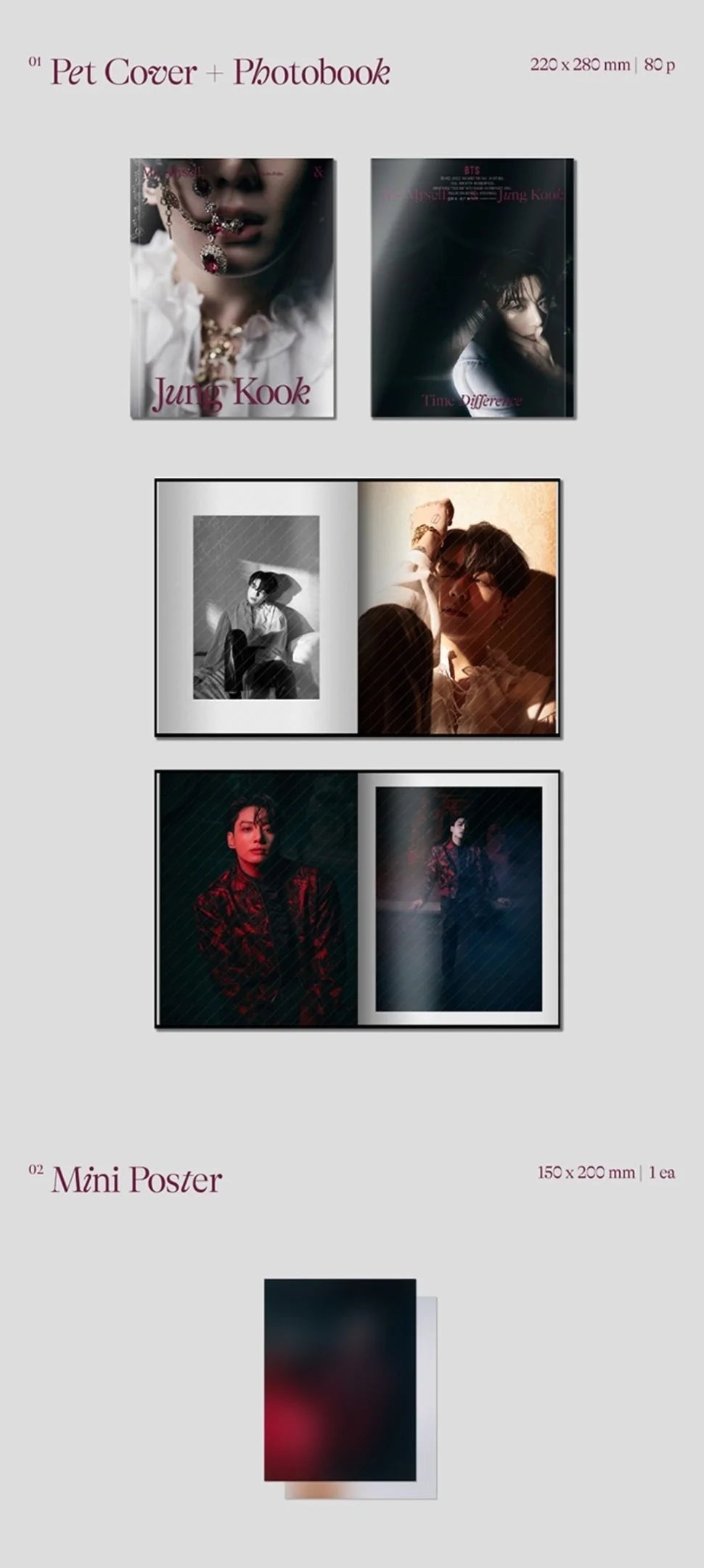 BTS - Me, Myself, & Jungkook - Special 8 Photo-Folio 'Time Difference'