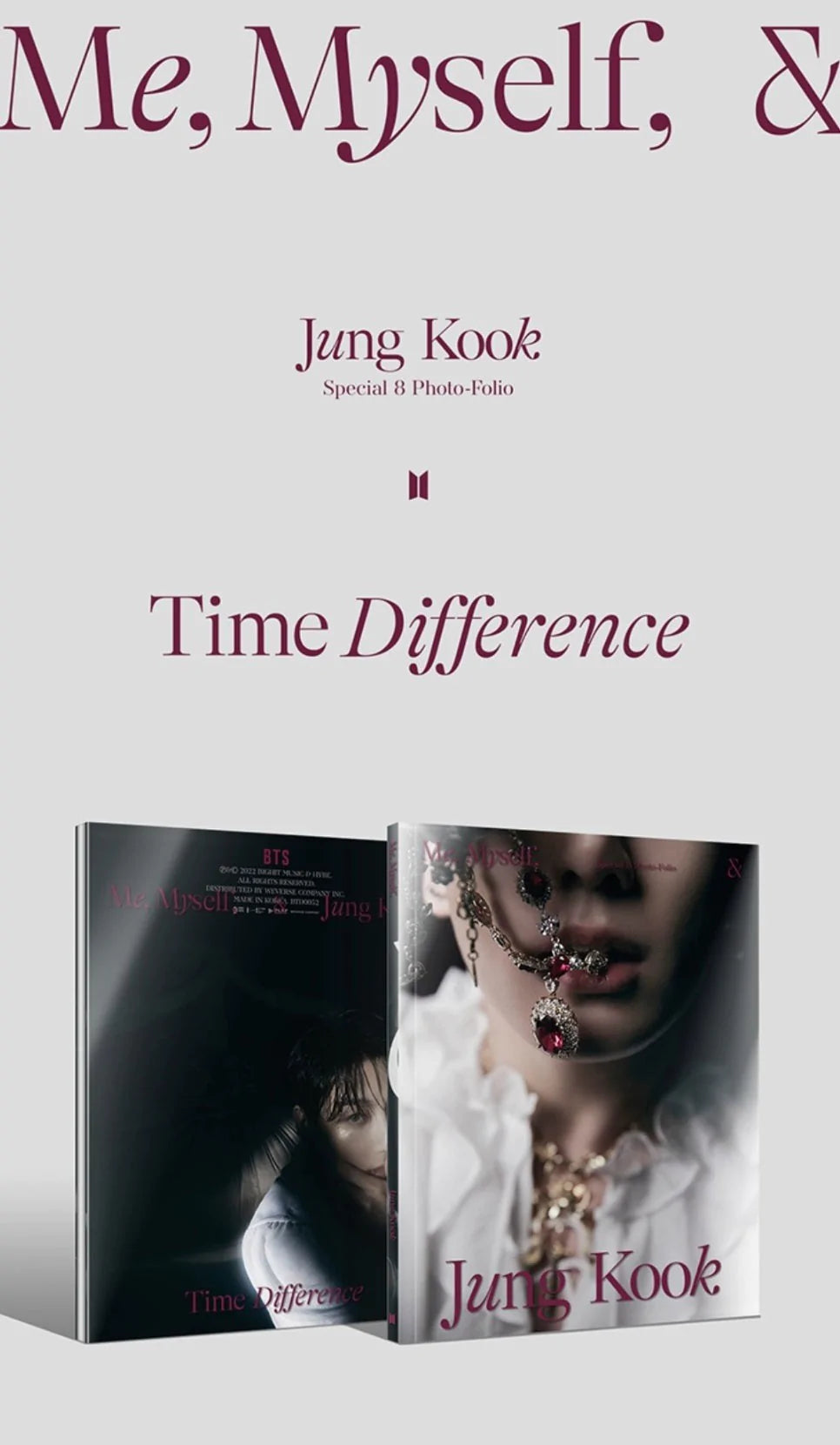 BTS - Me, Myself, & Jungkook - Special 8 Photo-Folio 'Time Difference'