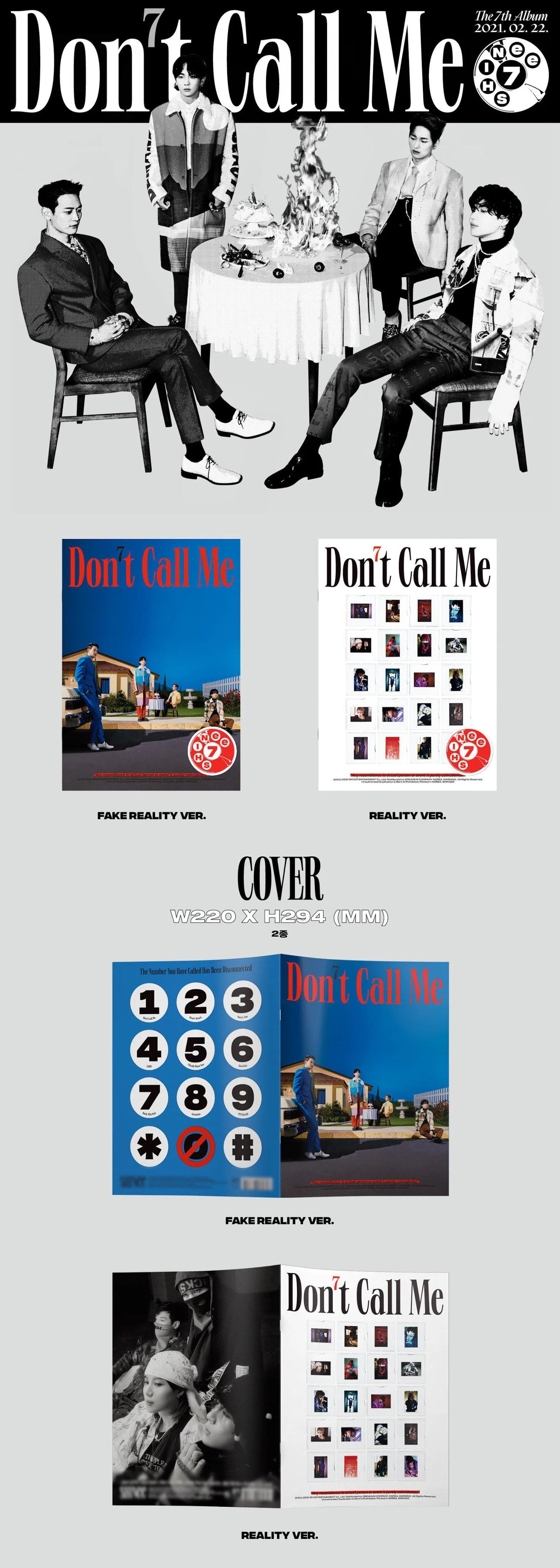 SHINee - The 7th Album 'Don’t Call Me' (Photobook Version)