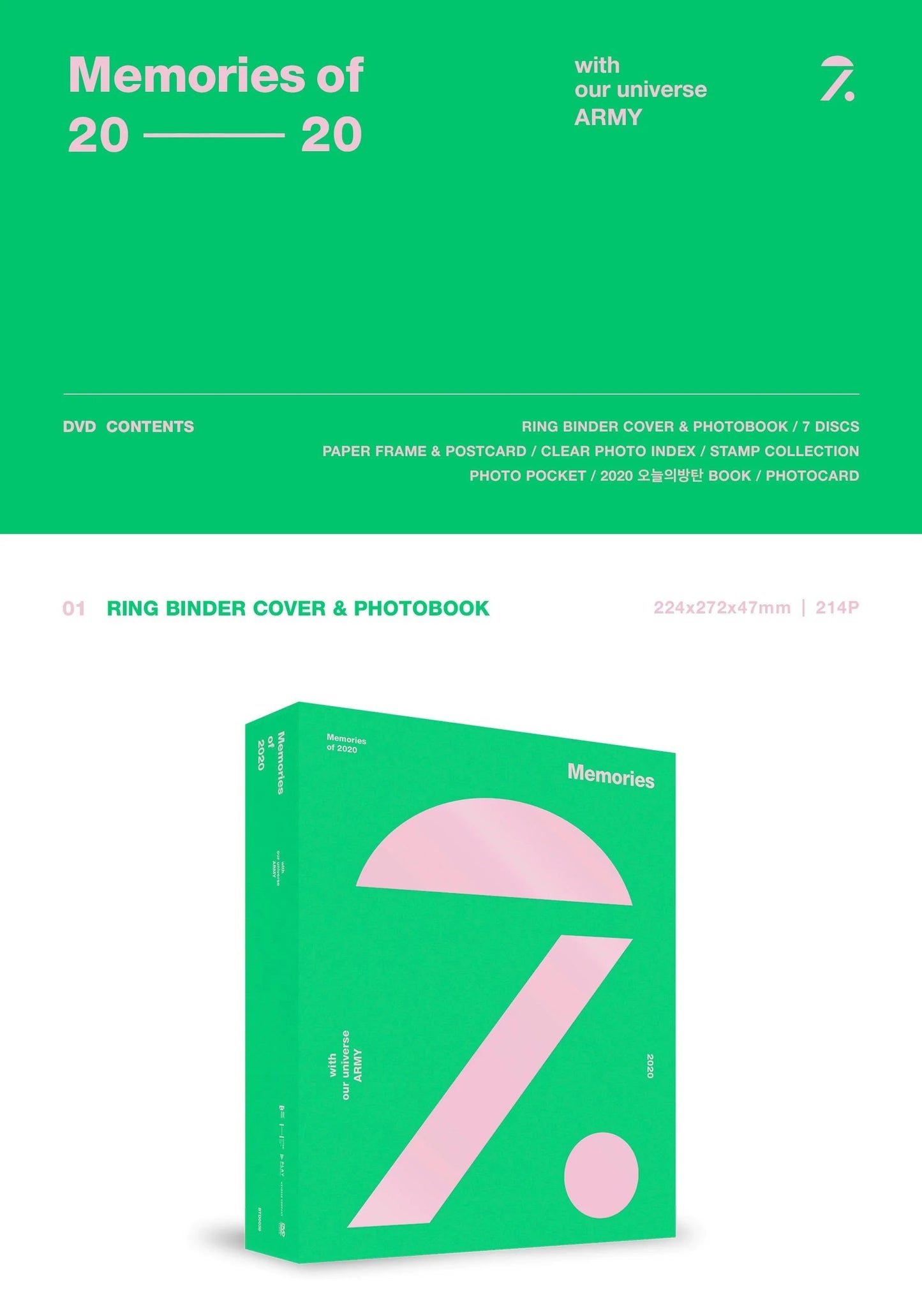 BTS - Memories of 2020 (DVD) + Weverse Gift