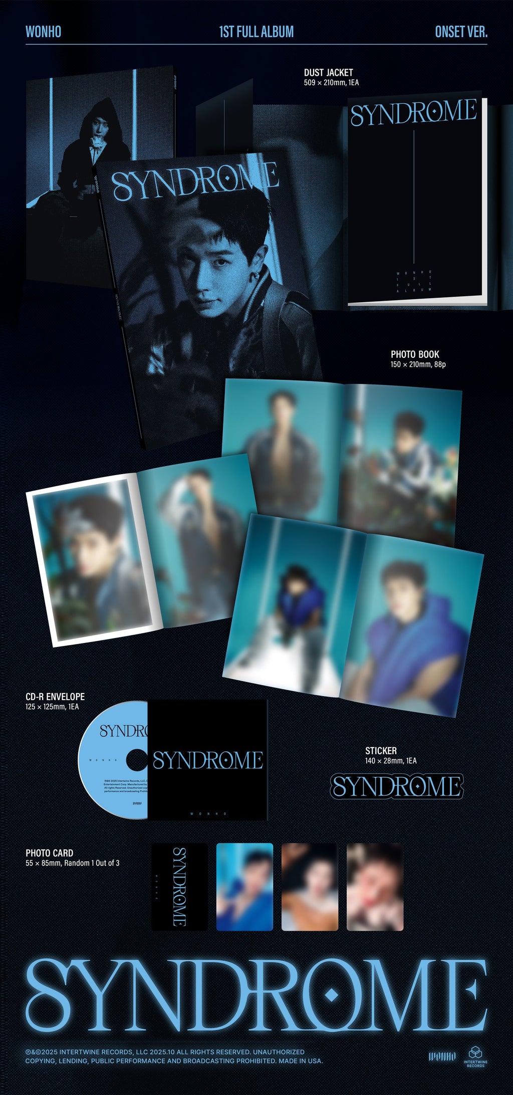 WONHO - 1st Full Album 'SYNDROME' (U.S. Release)