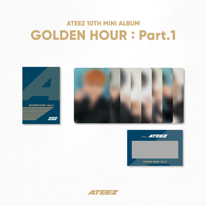 ATEEZ 에이티즈 - [GOLDEN HOUR : Part. 1] OFFICIAL MD - Photo & Scratch Card (A Set)