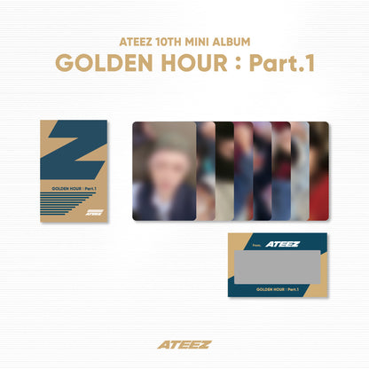 ATEEZ 에이티즈 - [GOLDEN HOUR : Part. 1] OFFICIAL MD - Photo & Scratch Card (Z Set)