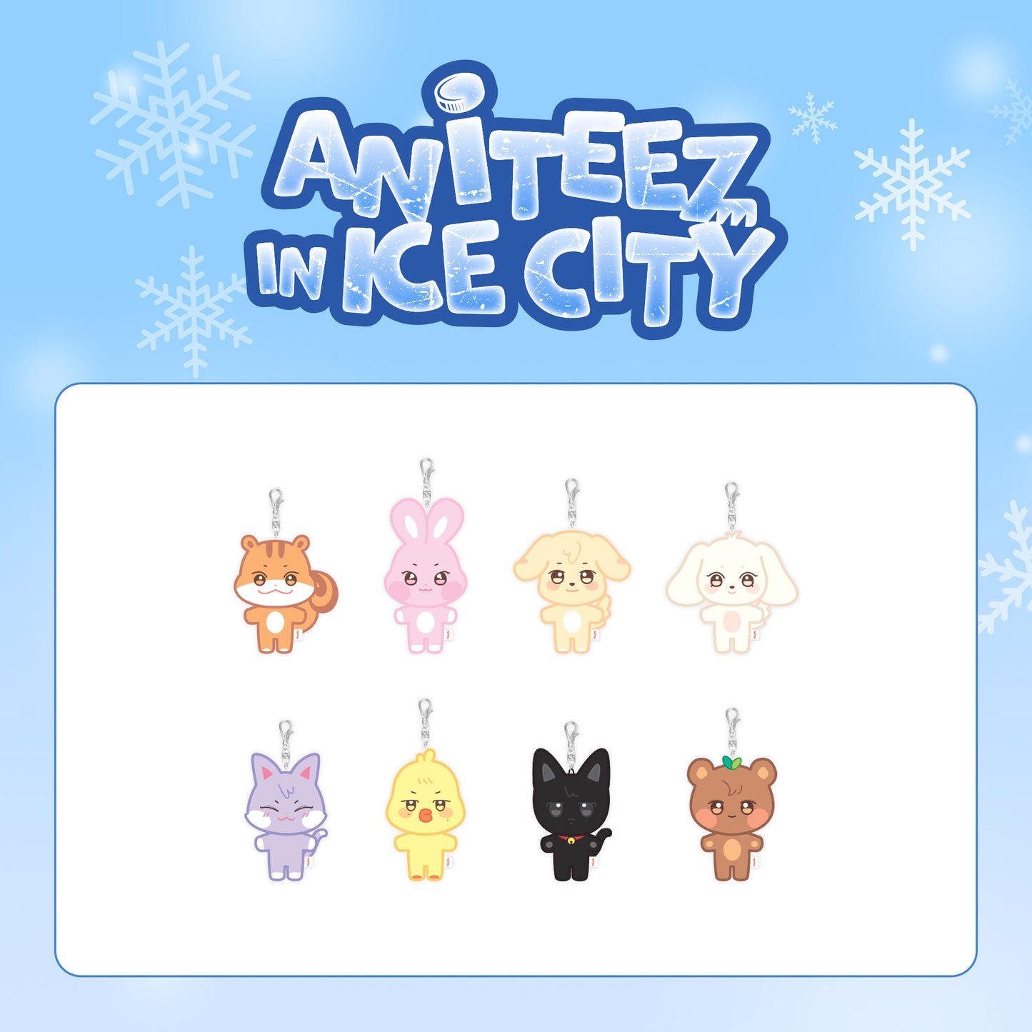 ATEEZ 에이티즈 - 'ANITEEZ IN ICE CITY' MD - Plush Keyring