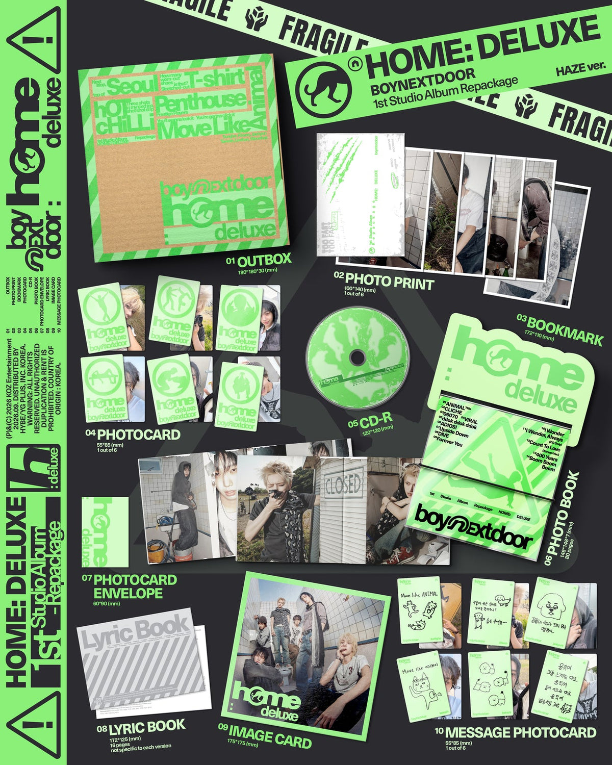 [PRE-ORDER] BOYNEXTDOOR - 1st Album Repackage 'HOME: DELUXE' (hello82 Exclusive)