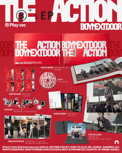 [PRE-ORDER] BOYNEXTDOOR - 5th EP 'The Action' (Photobook ver.) + Apple Music Photocard POB