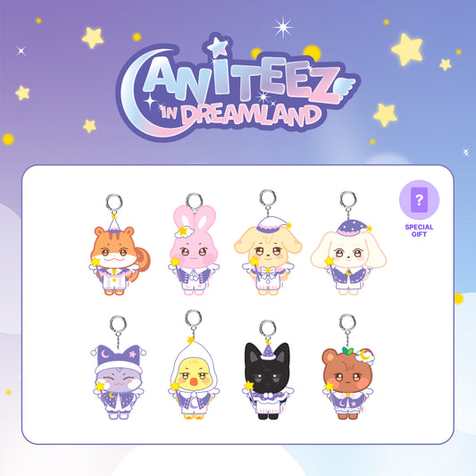 [PRE-ORDER] ATEEZ 에이티즈 - 'ANITEEZ IN DREAMLAND' MD - Plush Keyring (Guardian Angel)