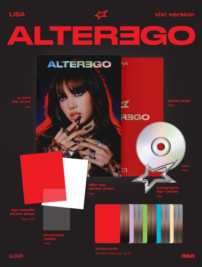 [PRE-ORDER] BLACKPINK - LISA - 'Alter Ego' (Photobook Version)