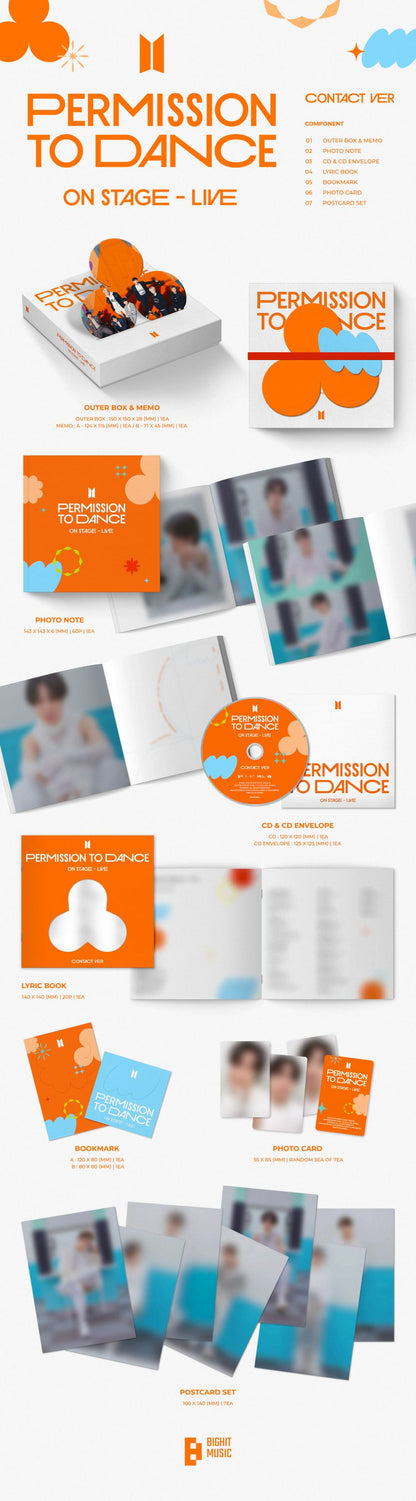 [PRE-ORDER] BTS - 'PERMISSION TO DANCE ON STAGE - LIVE'