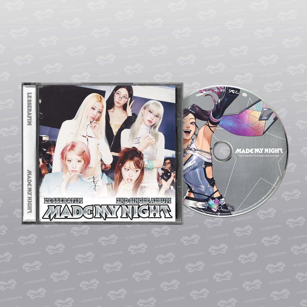 [PRE-ORDER] LE SSERAFIM - 2nd Single Album 'Made My Night' (Single CD)
