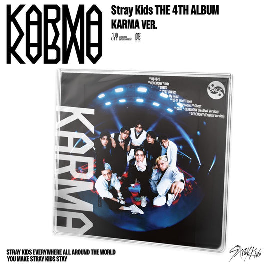 STRAY KIDS - 4th Full Album 'KARMA' (KARMA ver.)(LIMITED ver.) + JYP SHOP POB