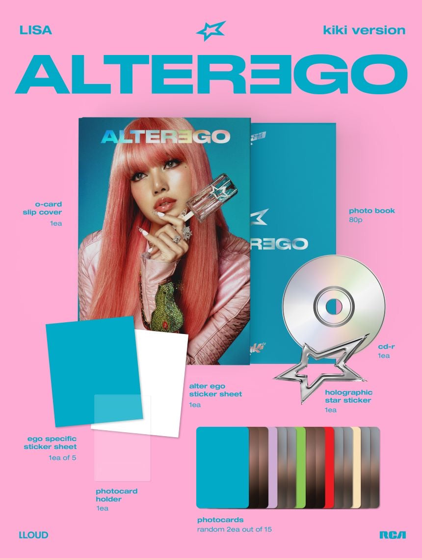 [PRE-ORDER] BLACKPINK - LISA - 'Alter Ego' (Photobook Version)