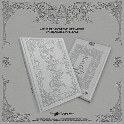 [PRE-ORDER] ALPHA DRIVE ONE - 2nd Mini Album 'UNBREAKABLE : 少年BEAST' (Fragile Beast Ver.) (U.S Exclusive)