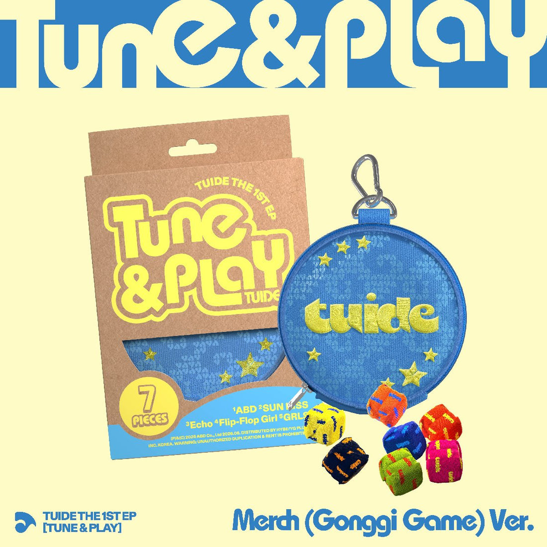 [PRE-ORDER] TUIDE - The 1st EP 'TUNE & PLAY' (GONGGI GAME ver.)