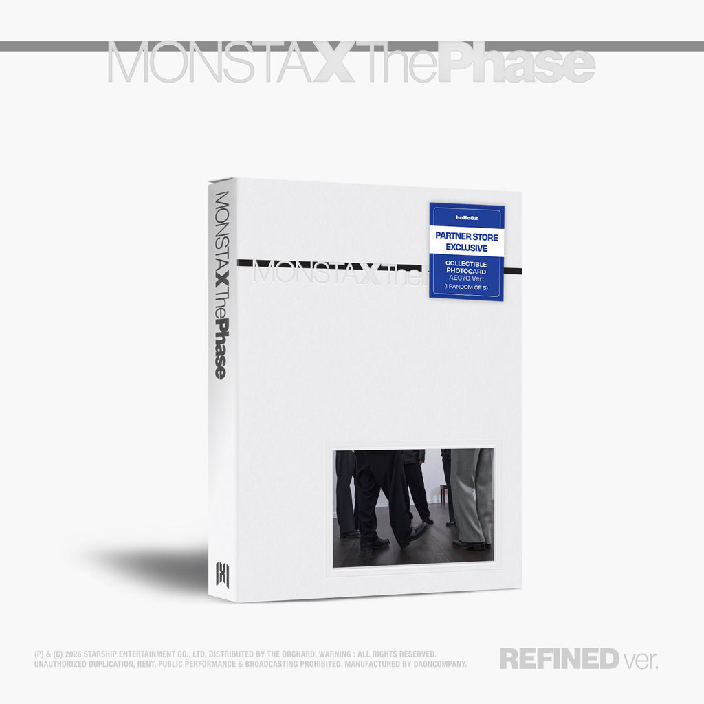 MONSTA X - 'The Phase' (Photobook ver.) (hello82 PARTNER STORE Exclusive)