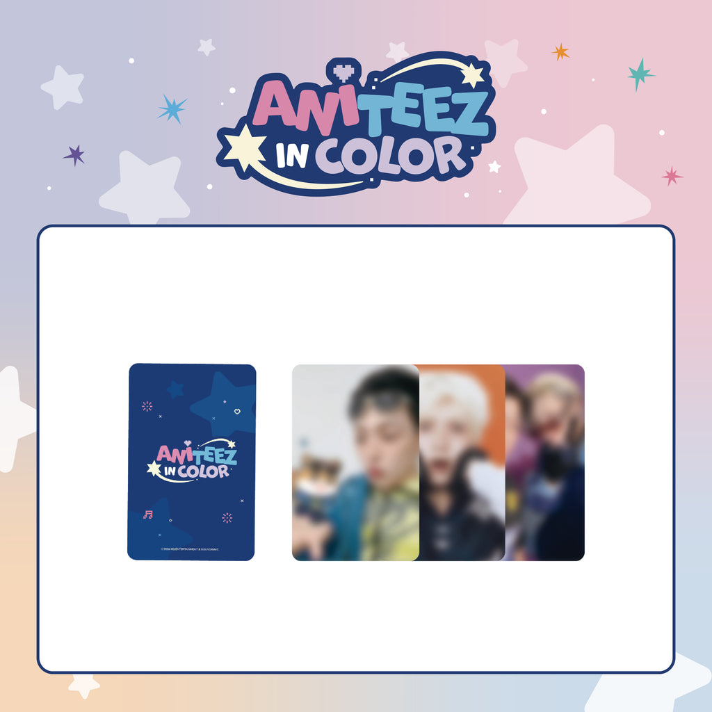 ATEEZ X ANITEEZ - 'ANITEEZ IN COLOR' MD - RANDOM TRADING CARD