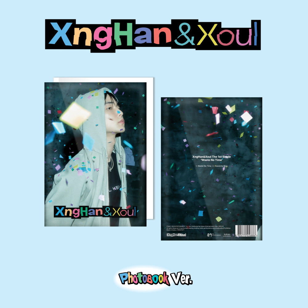 XNGHAN & XOUL - 1st Single Album 'WASTE NO TIME' (Photobook ver.)