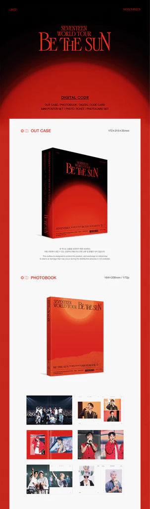 Seventeen 세븐틴 - WORLD TOUR 'BE THE SUN' SEOUL (Digital Code) +