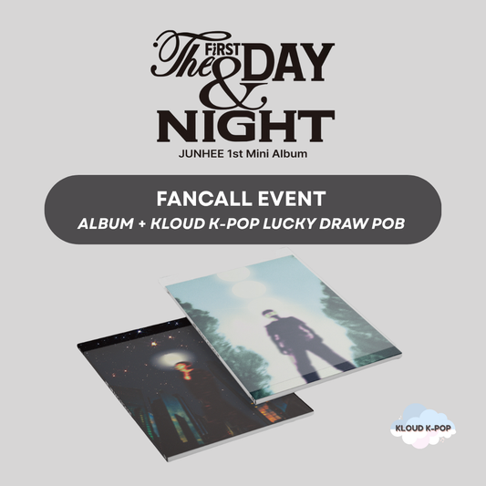 [FANCALL ENTRY] A.C.E - JUNHEE - 1st Solo Mini Album 'The First Day and Night' + Kloud K-Pop Lucky Draw Photocard POB