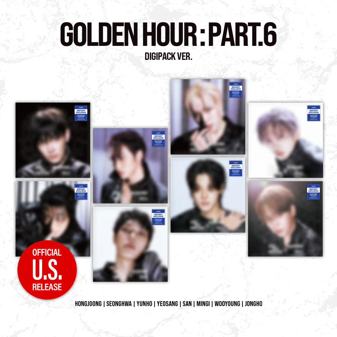 [PRE-ORDER] ATEEZ - 'GOLDEN HOUR: PART.6' (DIGIPACK ver.) - 82EVENT Exclusive (RANDOM)