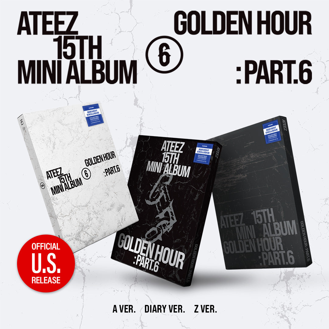 [PRE-ORDER] ATEEZ - 'GOLDEN HOUR: PART.6' (Standard ver.) - 82EVENT Exclusive