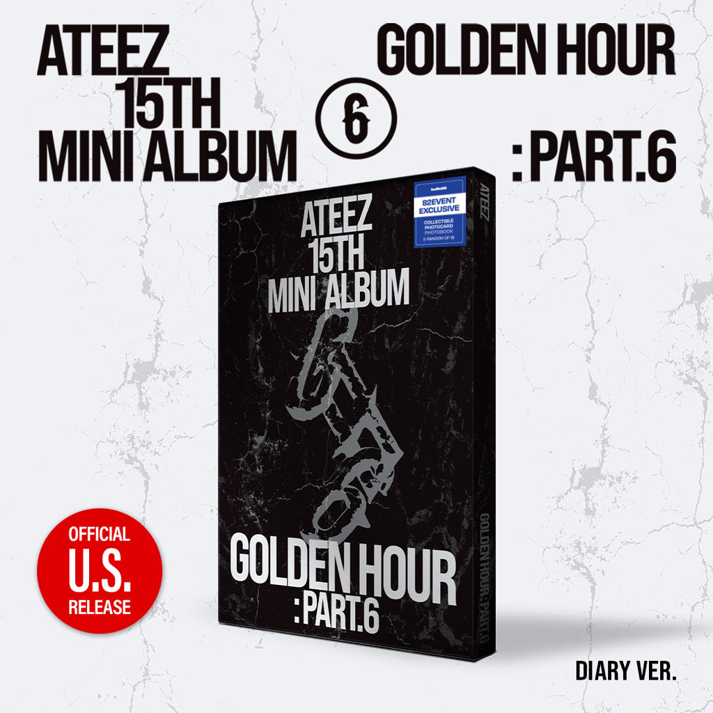 [PRE-ORDER] ATEEZ - 'GOLDEN HOUR: PART.6' (Standard ver.) - 82EVENT Exclusive