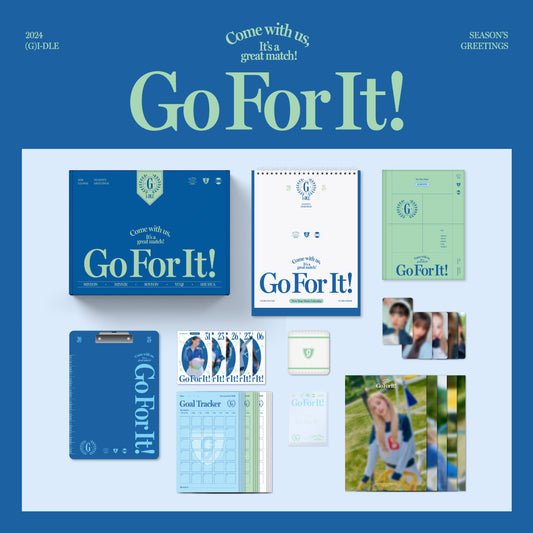 (G)I-DLE - 2024 Season's Greetings ‘Go For It!’ + Soundwave Photocard POB