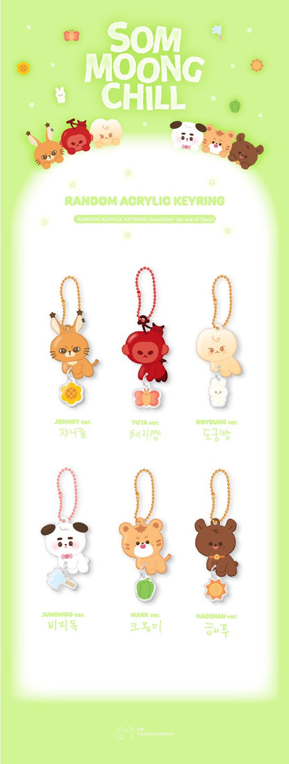 [PRE-ORDER] NCT 127 - 2025 NCT 127 CHARACTER (SOM-MOONG-CHILL) OFFICIAL MD - Random Acrylic Keyring