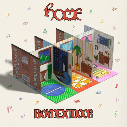 BOYNEXTDOOR - 1st STUDIO ALBUM 'HOME' (Weverse albums ver.) + Apple Music Logo Pin POB