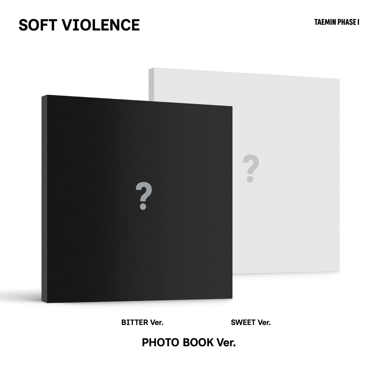 [PRE-ORDER] TAEMIN - 'PHASE 1 : Soft Violence' (Photobook ver.) + Apple Music Photocard POB