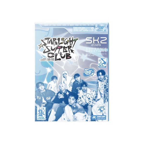 [PRE-ORDER] STRAY KIDS - 2026 SEASON'S GREETINGS 'STARLIGHT SUPPER CLUB' + Photocard Set POB