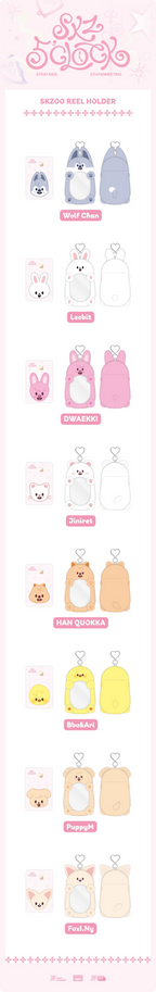 Stray Kids - 5th Fanmeeting 'SKZ 5'CLOCK' MD - SKZOO REEL HOLDER