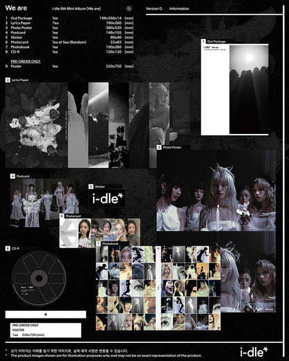 i-dle - 8th Mini-Album 'We are' (Standard Version)