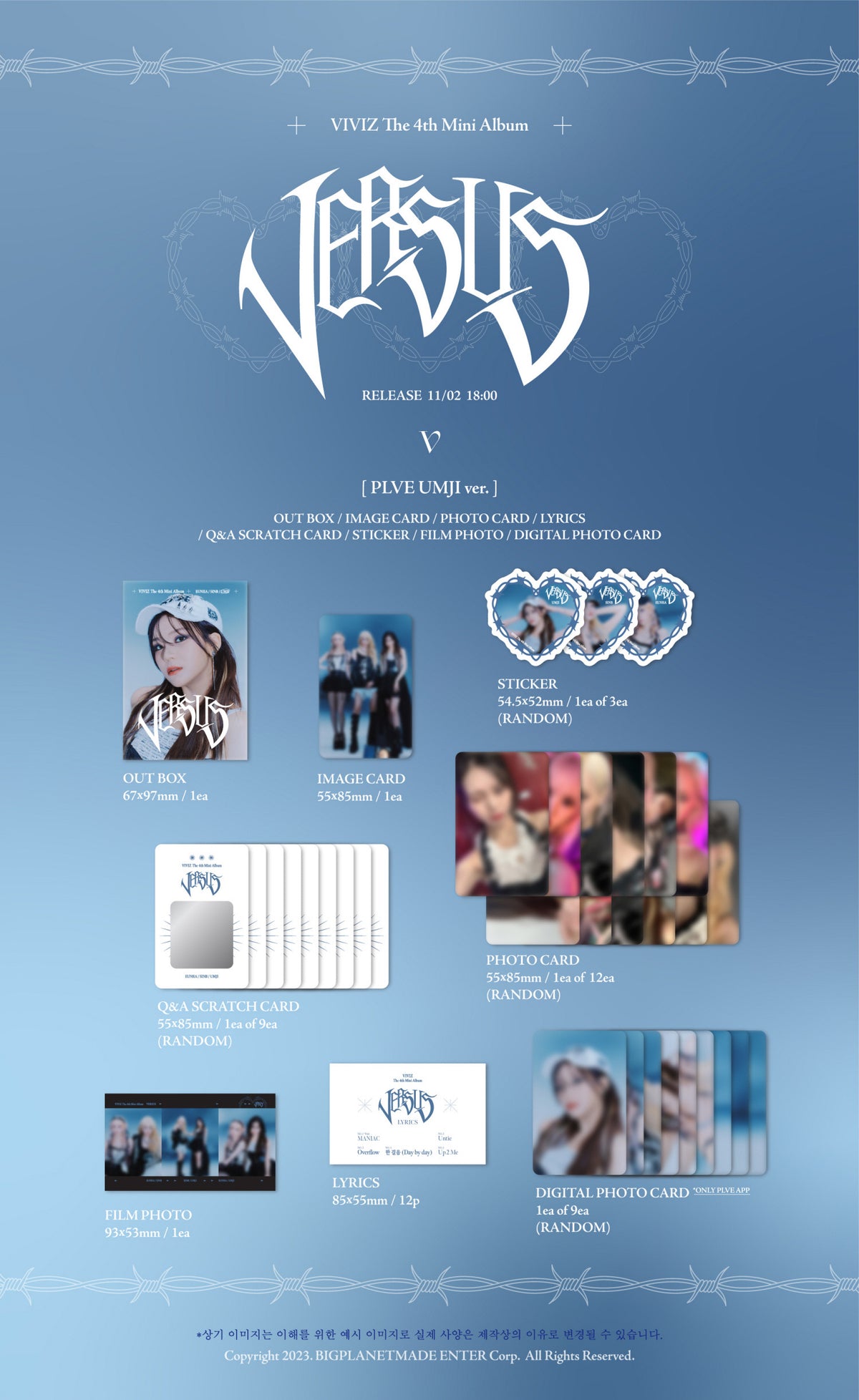 VIVIZ - 4th Mini-Album 'VERSUS' (PLVE Version)