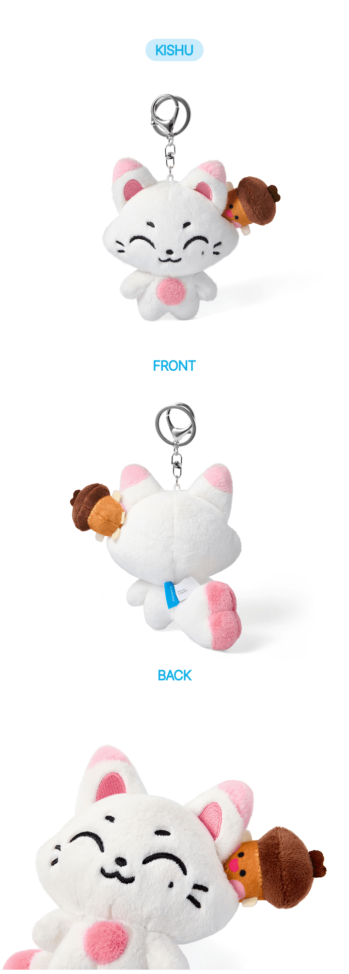 [PRE-ORDER] ENHYPEN - ENCHIN Official Character MD - Plush Keyring