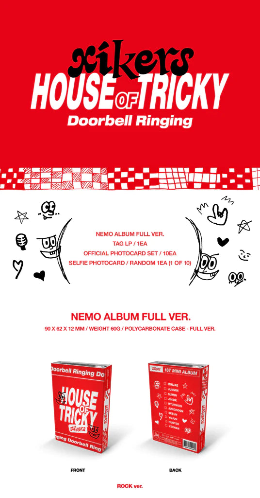 Xikers - 1st Mini-Album 'HOUSE OF TRICKY: Doorbell Ringing' (NEMO Albu ...