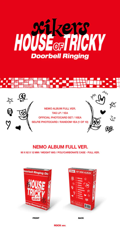 xikers - 1st Mini-Album 'HOUSE OF TRICKY: Doorbell Ringing' (NEMO Album) (ROCK Ver.)