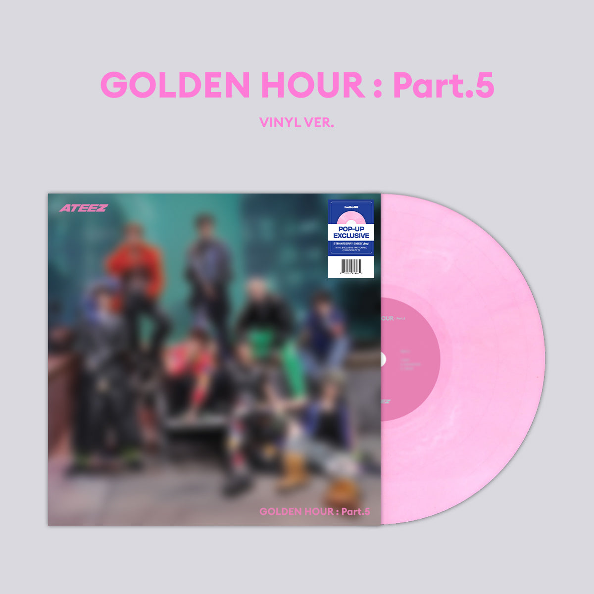 ATEEZ - 'GOLDEN HOUR : Part.5' (Vinyl ver.) hello82 [POP-UP Exclusive]