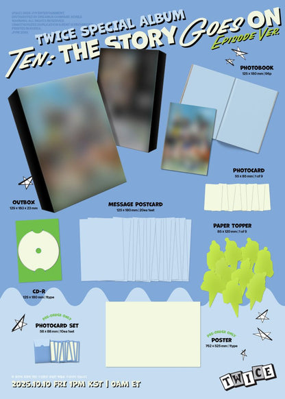 [PRE-ORDER] TWICE - TEN: The Story Goes On (EPISODE ver.)