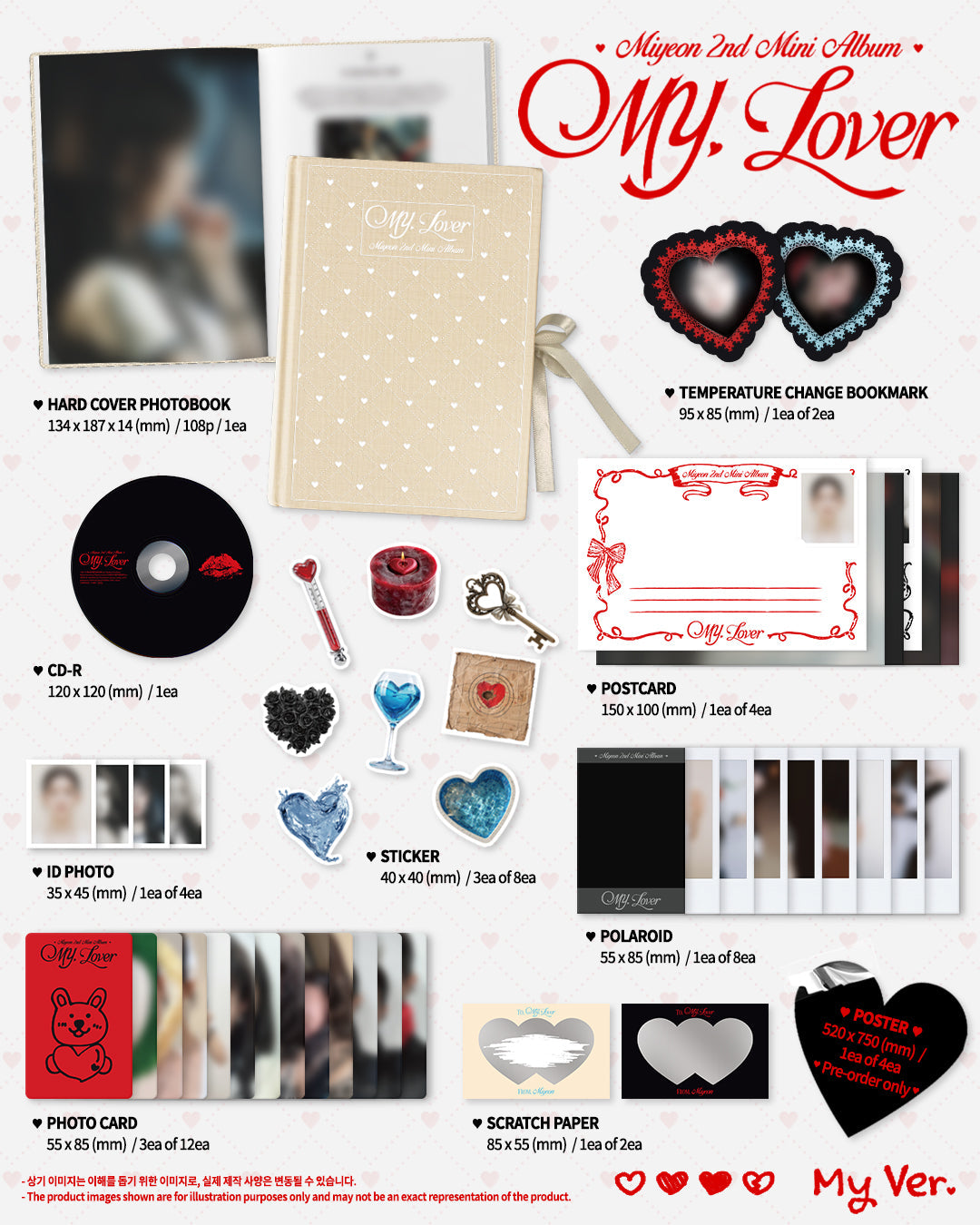 i-dle - MIYEON - 2nd Mini Album 'MY, Lover' (Photobook Ver.)