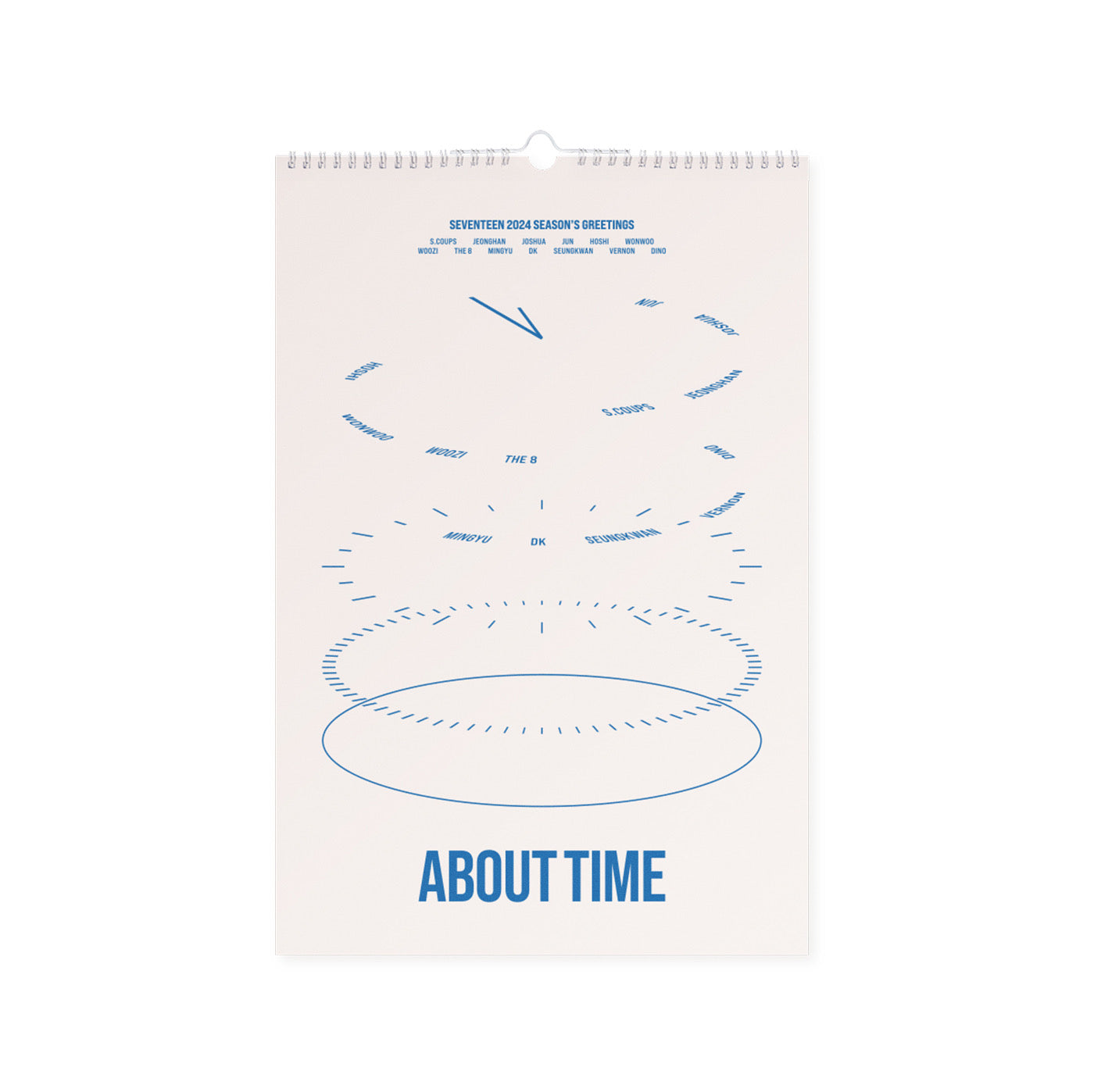 Seventeen - 2024 Season's Greetings ‘ABOUT TIME’ Wall Calendar