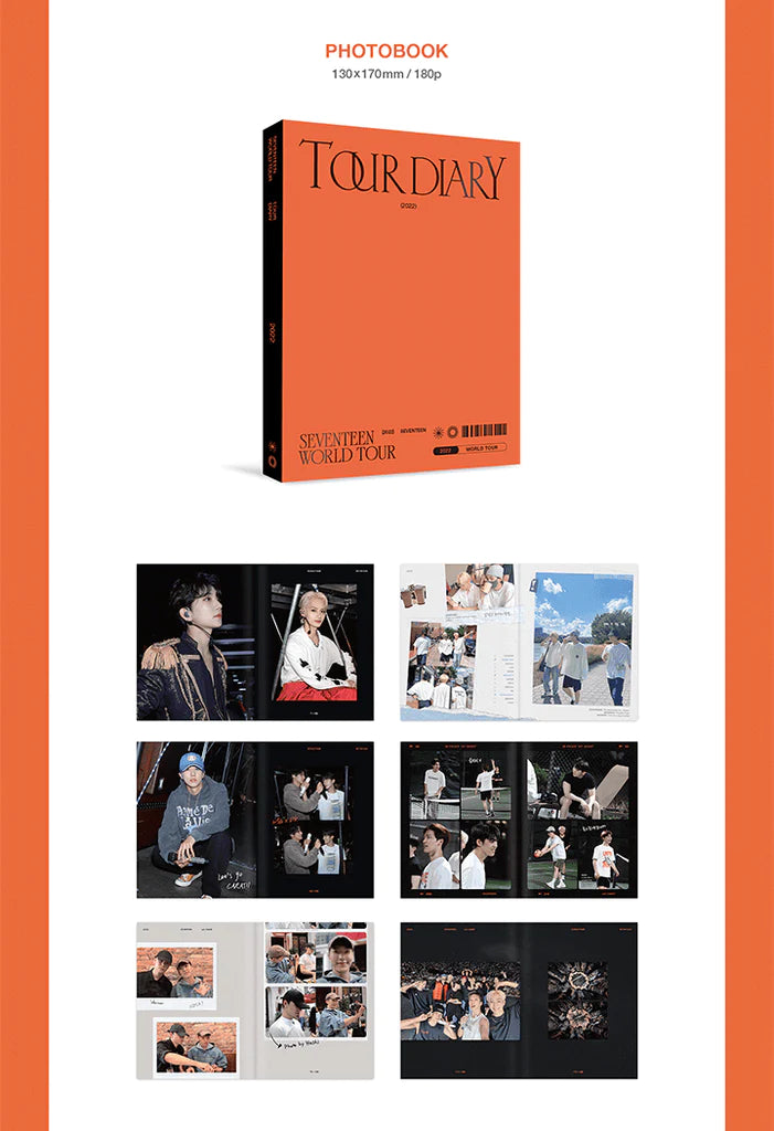Seventeen 세븐틴 - WORLD TOUR 'BE THE SUN' SEOUL (Tour Diary Photobook) + POB