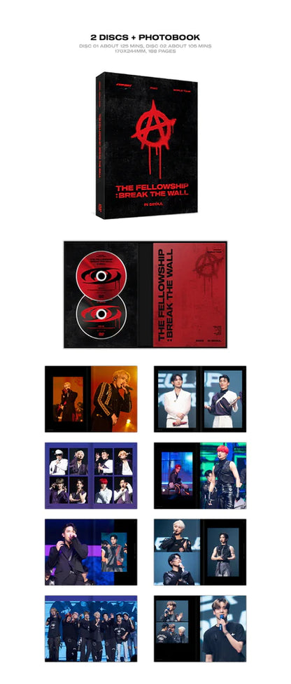 ATEEZ 에이티즈 - WORLD TOUR [THE FELLOWSHIP : BREAK THE WALL] IN SEOUL (DVD Version)