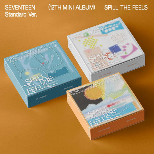 [PRE-ORDER] Seventeen - 12th Mini-Album 'SPILL THE FEELS' (Standard Version) + Apple Music POB Polaroid