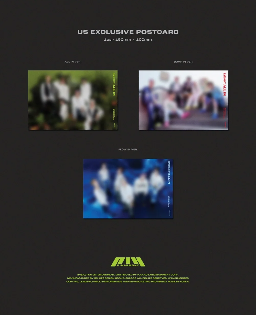 P1Harmony - 6th Mini-Album 'HARMONY : ALL IN' [SIGNED ALBUM P1Harmony - 6th Mini-Album 'HARMONY : ALL IN' [SIGNED ALBUM