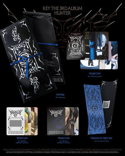 SHINee - KEY - 3rd Album 'HUNTER' (Talisman ver.)(QR ver.)