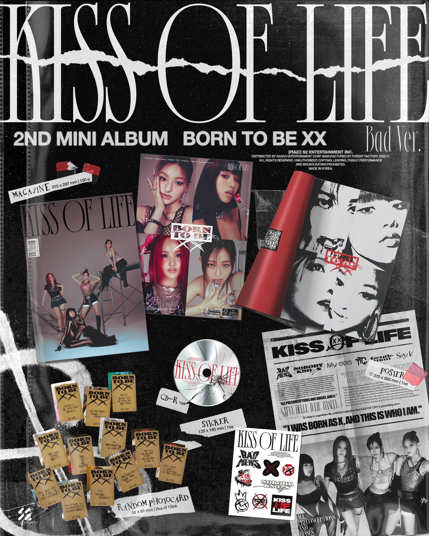 KISS OF LIFE - 2nd Mini-Album ‘Born to be XX’ (Korean Version)